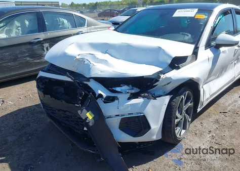 2022 Audi A3 Premium 40 Tfsi Quattro S Tronic z USA, uszkodzony, nr VIN WAUGUDGY7NA100357